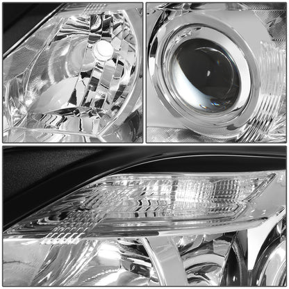 FAROS 10-12 LEXUS RX350 - FITS MODELS W/ HALOGEN HEADLIGHTS ONLY - PROJECTOR - H11 LOW BEAM / 9005 HIGH BEAM/ 168 SIDE MARKER / 7440A SIGNAL - CHROME HOUSING / AMBER CORNER