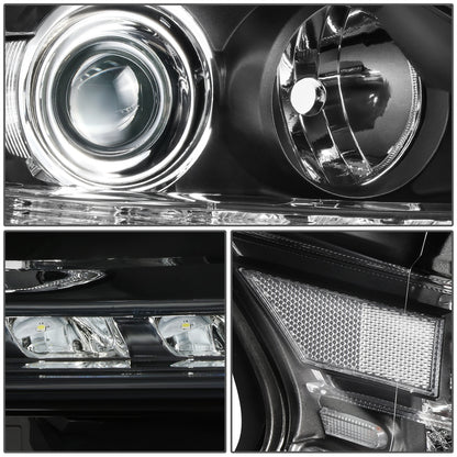 FAROS 13-15 LEXUS RX350, RX450H - FITS MODELS W/ HALOGEN HEADLIGHTS ONLY - PROJECTOR - H11 LOW BEAM / 9005 HIGH BEAM/ 168 SIDE MARKER / 7440A SIGNAL - CHROME HOUSING / CLEAR CORNER