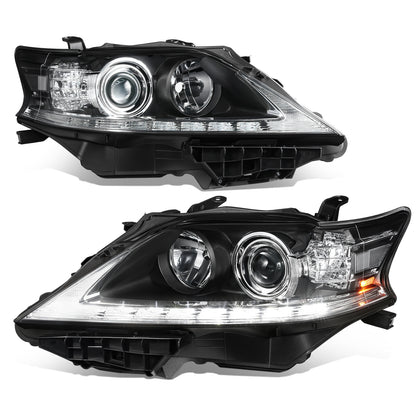 FAROS 13-15 LEXUS RX350, RX450H - FITS MODELS W/ HALOGEN HEADLIGHTS ONLY - PROJECTOR - H11 LOW BEAM / 9005 HIGH BEAM/ 168 SIDE MARKER / 7440A SIGNAL - CHROME HOUSING / CLEAR CORNER