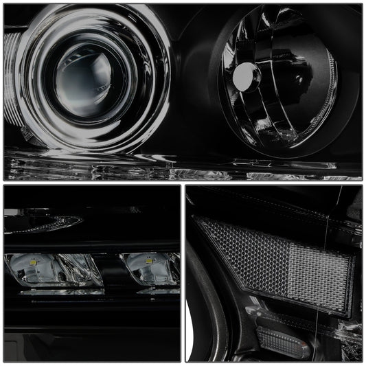 FAROS 13-15 LEXUS RX350, RX450H - FITS MODELS W/ HALOGEN HEADLIGHTS ONLY - PROJECTOR - H11 LOW BEAM / 9005 HIGH BEAM/ 168 SIDE MARKER / 7440A SIGNAL - SMOKE HOUSING / AMBER CORNER