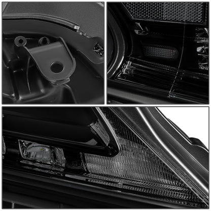 FAROS 13-15 LEXUS RX350, RX450H - FITS MODELS W/ HALOGEN HEADLIGHTS ONLY - PROJECTOR - H11 LOW BEAM / 9005 HIGH BEAM/ 168 SIDE MARKER / 7440A SIGNAL - SMOKE HOUSING / AMBER CORNER