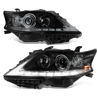 FAROS 13-15 LEXUS RX350, RX450H - FITS MODELS W/ HALOGEN HEADLIGHTS ONLY - PROJECTOR - H11 LOW BEAM / 9005 HIGH BEAM/ 168 SIDE MARKER / 7440A SIGNAL - SMOKE HOUSING / AMBER CORNER