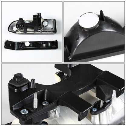 FAROS 98-04 CHEVY S10 / BLAZER - 4PC - 9006 LOW BEAM / 9005 HIGH BEAM - BLACK HOUSING / CLEAR CORNER