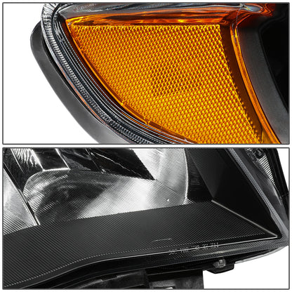 FAROS 09-13 SUBARU FORESTER - FITS MODELS W/ HALOGEN HEADLIGHTS ONLY - 9006 LOW BEAM / 9005 HIGH BEAM - BLACK HOUSING / AMBER CORNER