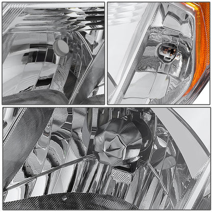 FAROS 09-13 SUBARU FORESTER - FITS MODELS W/ HALOGEN HEADLIGHTS ONLY - 9006 LOW BEAM / 9005 HIGH BEAM - CHROME HOUSING / AMBER CORNER
