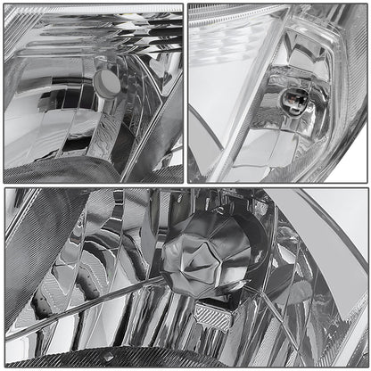 FAROS 09-13 SUBARU FORESTER - FITS MODELS W/ HALOGEN HEADLIGHTS ONLY - 9006 LOW BEAM / 9005 HIGH BEAM - CHROME HOUSING / CLEAR CORNER