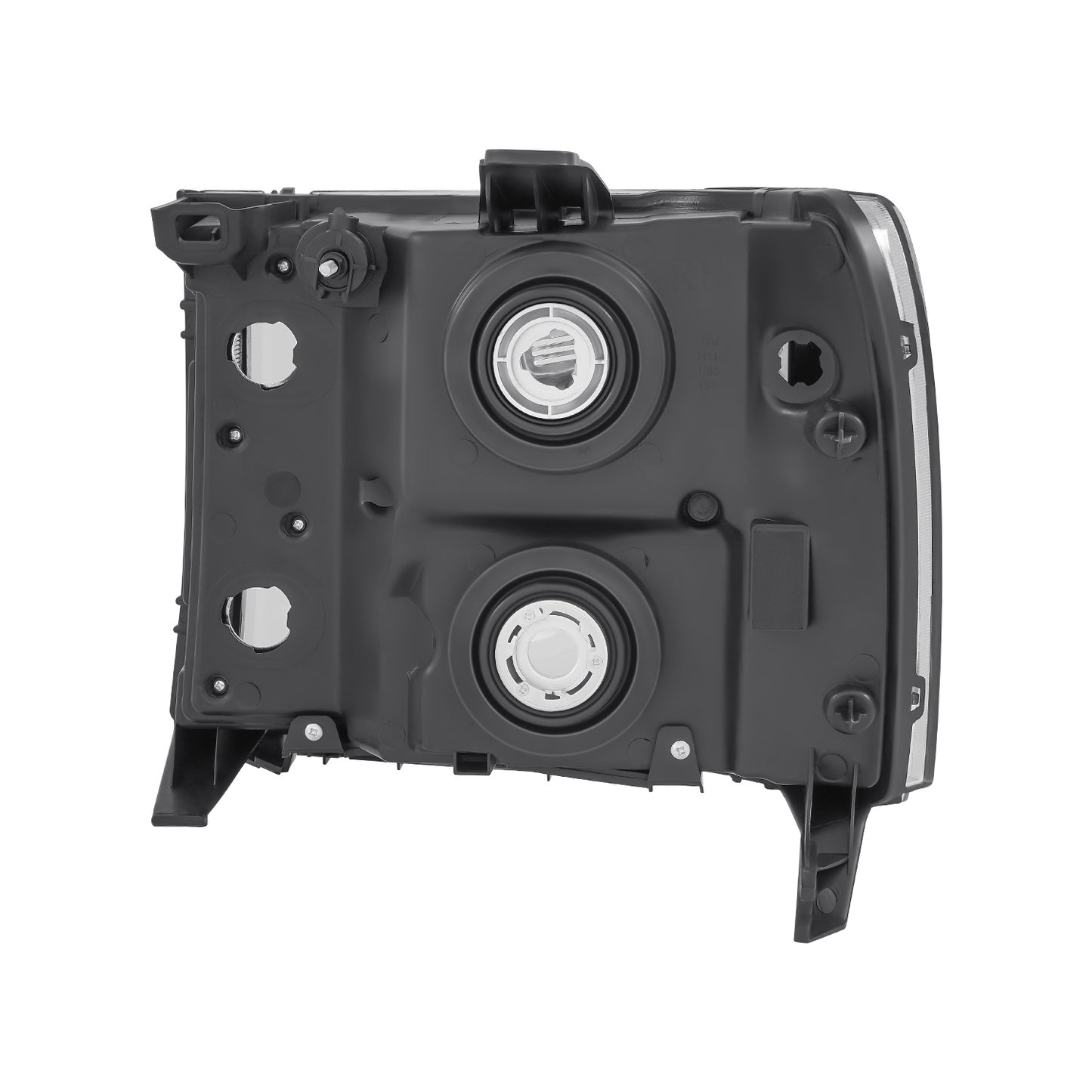 FAROS 07-13 GMC SIERRA 1500 / 07-14 GMC SIERRA 2500 HD / 07-14 GMC SIERRA 3500 HD - 9005 HIGH / H11 LOW / 194 MARKER - CHROME / AMBER