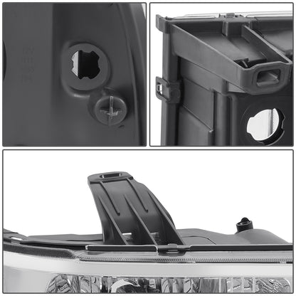 FAROS 07-13 GMC SIERRA 1500 / 07-14 GMC SIERRA 2500 HD / 07-14 GMC SIERRA 3500 HD - 9005 HIGH / H11 LOW / 194 MARKER - CHROME / AMBER