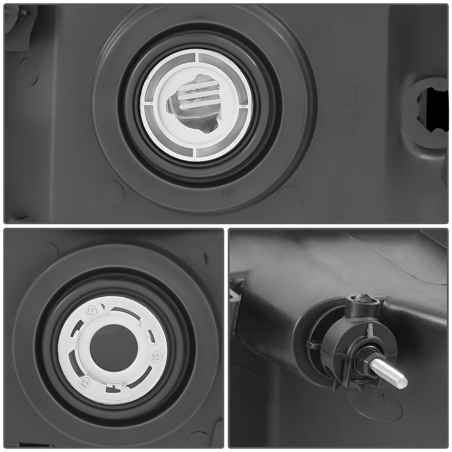 FAROS 07-13 GMC SIERRA 1500 / 07-14 GMC SIERRA 2500 HD / 07-14 GMC SIERRA 3500 HD - 9005 HIGH / H11 LOW / 194 MARKER - SMOKED / AMBER