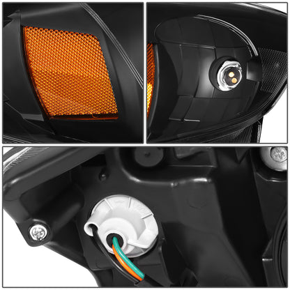 FAROS 08-11 SUBARU IMPREZA - FITS MODELS W/ FACTORY EQUIPPED HALOGEN HEADLIGHTS - DOES NOT FIT MODELS W/ FACTORY EQUIPPED HID HEADLIGHTS - OE STYLE - H11 LOW / 9005 HIGH / 1157A SIGNAL - BLACK HOUSING / AMBER CORNER