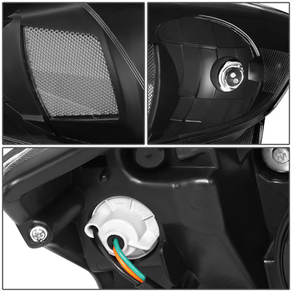 FAROS 08-11 SUBARU IMPREZA - FITS MODELS W/ FACTORY EQUIPPED HALOGEN HEADLIGHTS - DOES NOT FIT MODELS W/ FACTORY EQUIPPED HID HEADLIGHTS - OE STYLE - H11 LOW / 9005 HIGH / 1157A SIGNAL - BLACK HOUSING / CLEAR CORNER