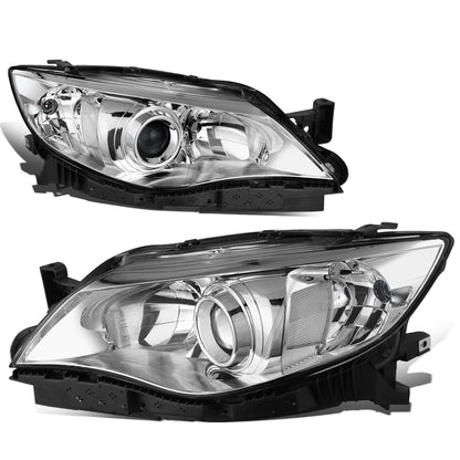 FAROS 08-11 SUBARU IMPREZA - FITS MODELS W/ FACTORY EQUIPPED HALOGEN HEADLIGHTS - DOES NOT FIT MODELS W/ FACTORY EQUIPPED HID HEADLIGHTS - OE STYLE - H11 LOW / 9005 HIGH / 1157A SIGNAL - CHROME HOUSING / CLEAR CORNER