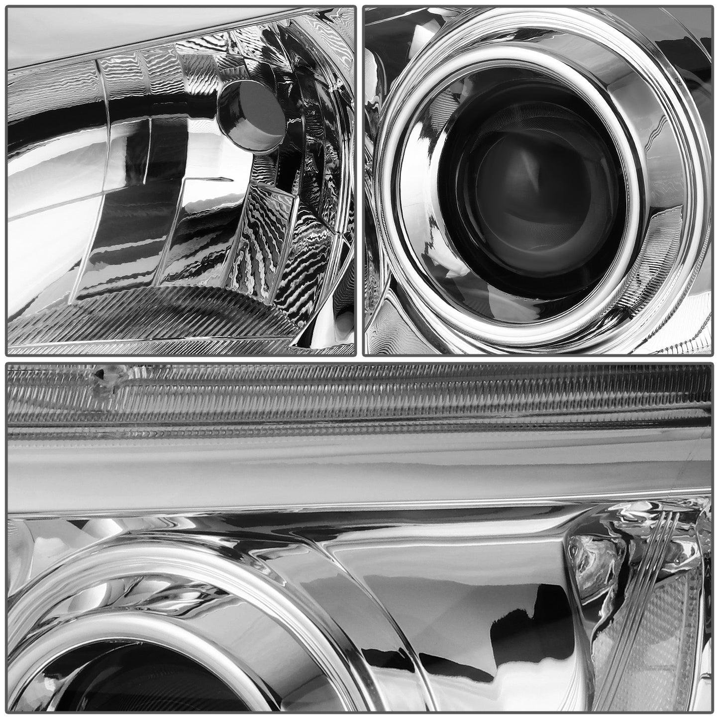 FAROS 08-11 SUBARU IMPREZA - FITS MODELS W/ FACTORY EQUIPPED HALOGEN HEADLIGHTS - DOES NOT FIT MODELS W/ FACTORY EQUIPPED HID HEADLIGHTS - OE STYLE - H11 LOW / 9005 HIGH / 1157A SIGNAL - CHROME HOUSING / CLEAR CORNER