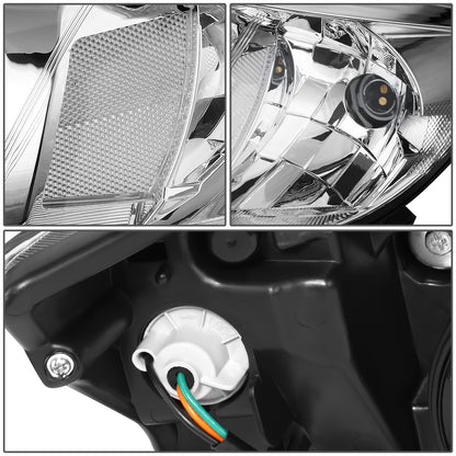 FAROS 08-11 SUBARU IMPREZA - FITS MODELS W/ FACTORY EQUIPPED HALOGEN HEADLIGHTS - DOES NOT FIT MODELS W/ FACTORY EQUIPPED HID HEADLIGHTS - OE STYLE - H11 LOW / 9005 HIGH / 1157A SIGNAL - CHROME HOUSING / CLEAR CORNER