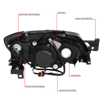 FAROS 08-11 SUBARU IMPREZA - FITS MODELS W/ FACTORY EQUIPPED HALOGEN HEADLIGHTS - DOES NOT FIT MODELS W/ FACTORY EQUIPPED HID HEADLIGHTS - OE STYLE - H11 LOW / 9005 HIGH / 1157A SIGNAL - CHROME HOUSING / SMOKED LENS / CLEAR CORNER
