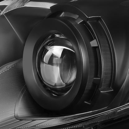 FAROS 10-14 SUBARU OUTBACK, LEGACY - PROJECTOR - 9005 HIGH BEAM / H1 LOW BEAM - BLACK HOUSING / AMBER CORNER