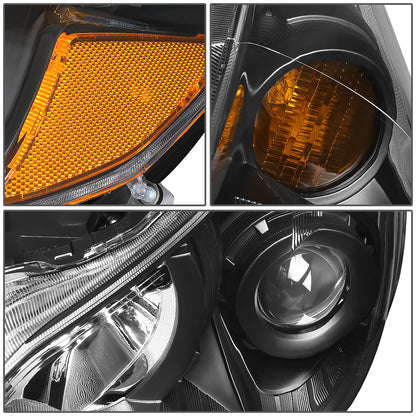 FAROS 10-14 SUBARU OUTBACK, LEGACY - PROJECTOR - 9005 HIGH BEAM / H1 LOW BEAM - BLACK HOUSING / AMBER CORNER
