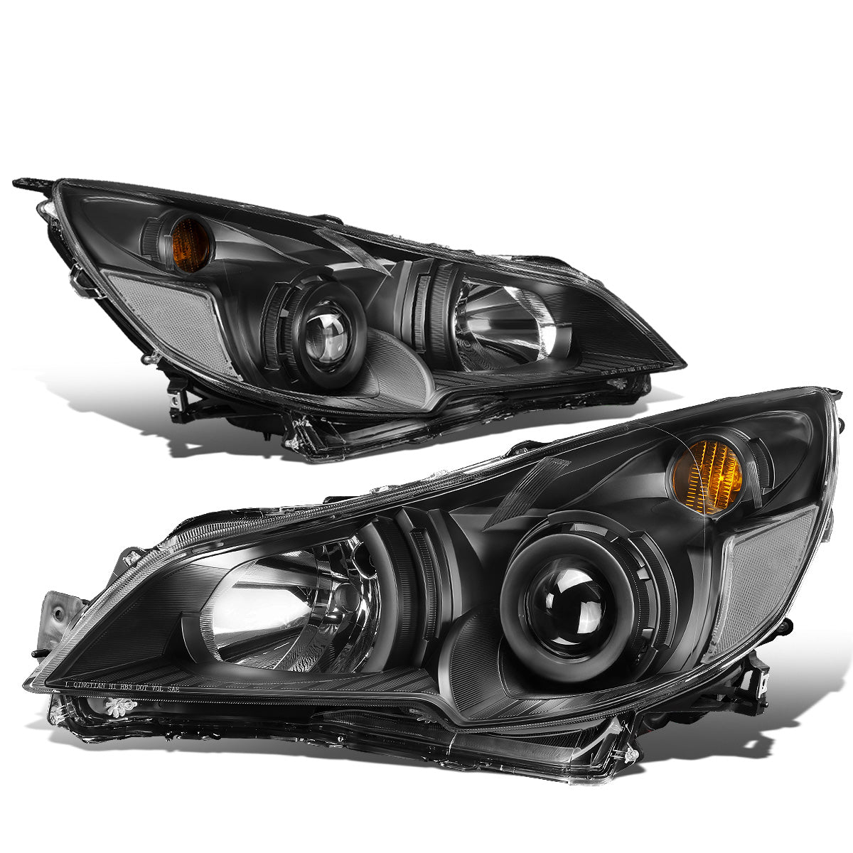 FAROS 10-14 SUBARU OUTBACK, LEGACY - PROJECTOR - 9005 HIGH BEAM / H1 LOW BEAM - BLACK HOUSING / CLEAR CORNER