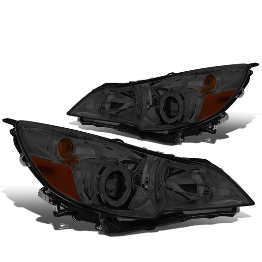 FAROS 10-14 SUBARU OUTBACK, LEGACY - PROJECTOR - 9005 HIGH BEAM / H1 LOW BEAM - SMOKE HOUSING / AMBER CORNER