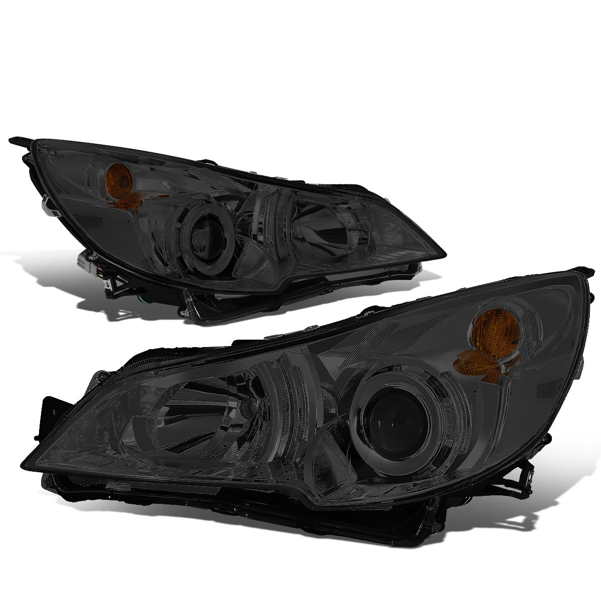 FAROS 10-14 SUBARU OUTBACK, LEGACY - PROJECTOR - 9005 HIGH BEAM / H1 LOW BEAM - SMOKE HOUSING / CLEAR CORNER