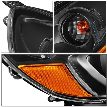 FAROS 10-14 SUBARU OUTBACK, LEGACY - PROJECTOR - 9005 HIGH BEAM / H1 LOW BEAM - BLACK HOUSING / AMBER CORNER