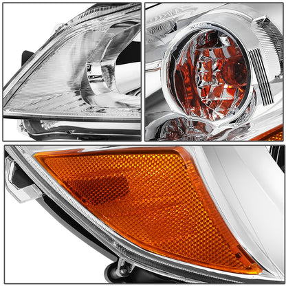 FAROS 10-14 SUBARU OUTBACK, LEGACY - PROJECTOR - 9005 HIGH BEAM / H1 LOW BEAM - CHROME HOUSING / AMBER CORNER
