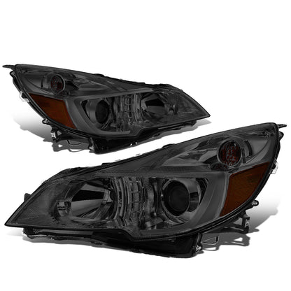 FAROS 10-14 SUBARU OUTBACK, LEGACY - PROJECTOR - 9005 HIGH BEAM / H1 LOW BEAM - SMOKE HOUSING / AMBER CORNER