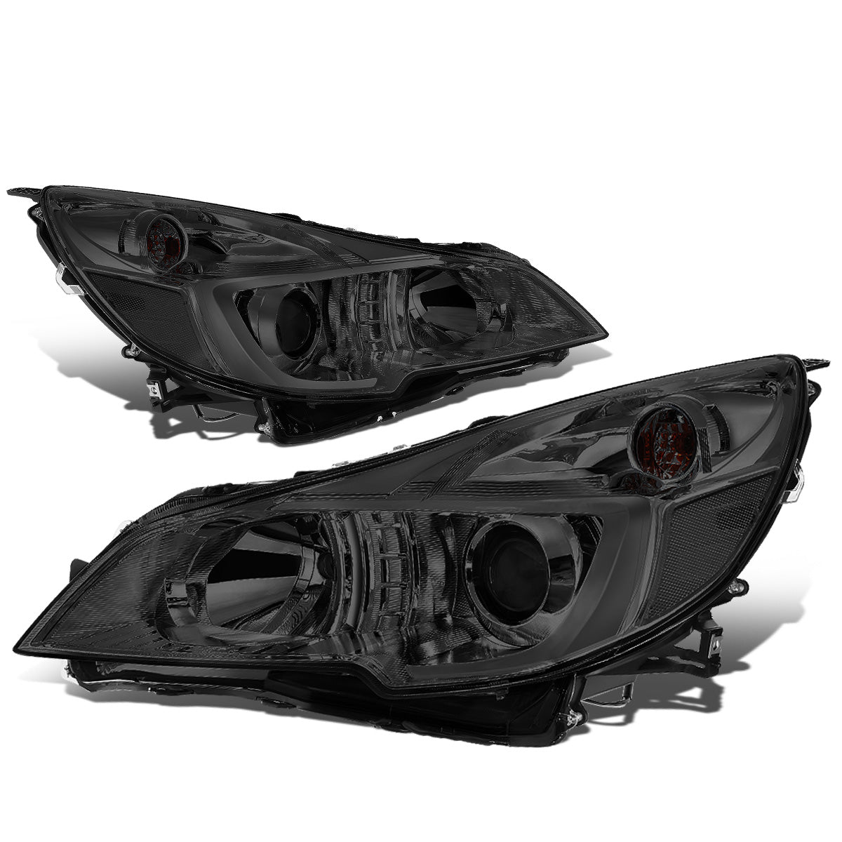FAROS 10-14 SUBARU OUTBACK, LEGACY - PROJECTOR - 9005 HIGH BEAM / H1 LOW BEAM - SMOKE HOUSING / CLEAR CORNER
