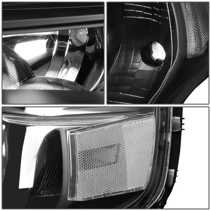 FAROS 14-20 TOYOTA 4RUNNER - PROJECTOR - H11 LOW BEAM / 9005 HIGH BEAM / 7444NA TURN SIGNAL - BLACK HOUSING / CLEAR CORNER