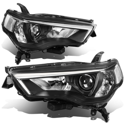 FAROS 14-20 TOYOTA 4RUNNER - PROJECTOR - H11 LOW BEAM / 9005 HIGH BEAM / 7444NA TURN SIGNAL - CHROME HOUSING / CLEAR CORNER