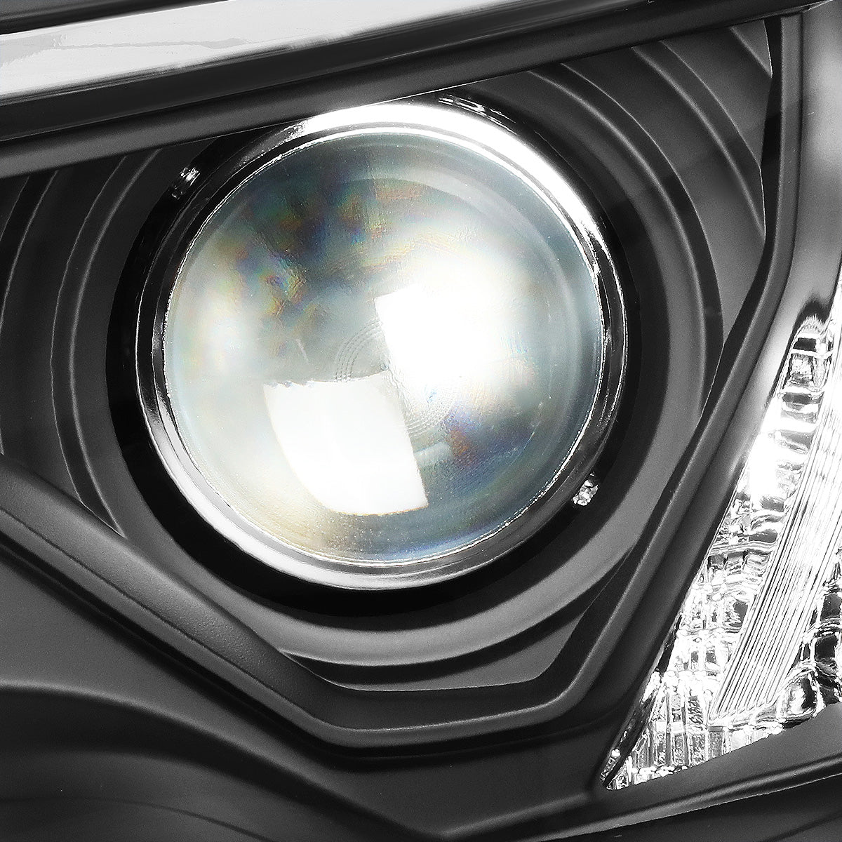 FAROS 14-20 TOYOTA 4RUNNER - PROJECTOR - H11 LOW BEAM / 9005 HIGH BEAM / 7444NA TURN SIGNAL - CHROME HOUSING / CLEAR CORNER