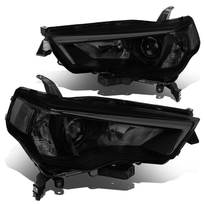 FAROS 14-20 TOYOTA 4RUNNER - PROJECTOR - H11 LOW BEAM / 9005 HIGH BEAM / 7444NA TURN SIGNAL - SMOKE HOUSING / CLEAR CORNER
