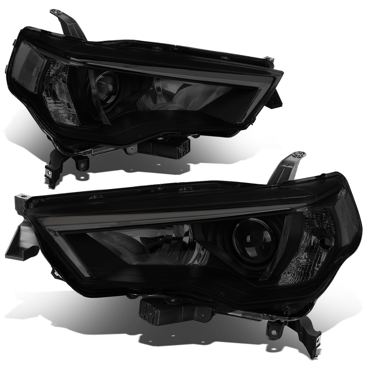 FAROS 14-20 TOYOTA 4RUNNER - PROJECTOR - H11 LOW BEAM / 9005 HIGH BEAM / 7444NA TURN SIGNAL - SMOKE HOUSING / CLEAR CORNER