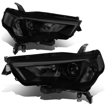 FAROS 14-20 TOYOTA 4RUNNER - PROJECTOR - H11 LOW BEAM / 9005 HIGH BEAM / 7444NA TURN SIGNAL - SMOKE HOUSING / CLEAR CORNER