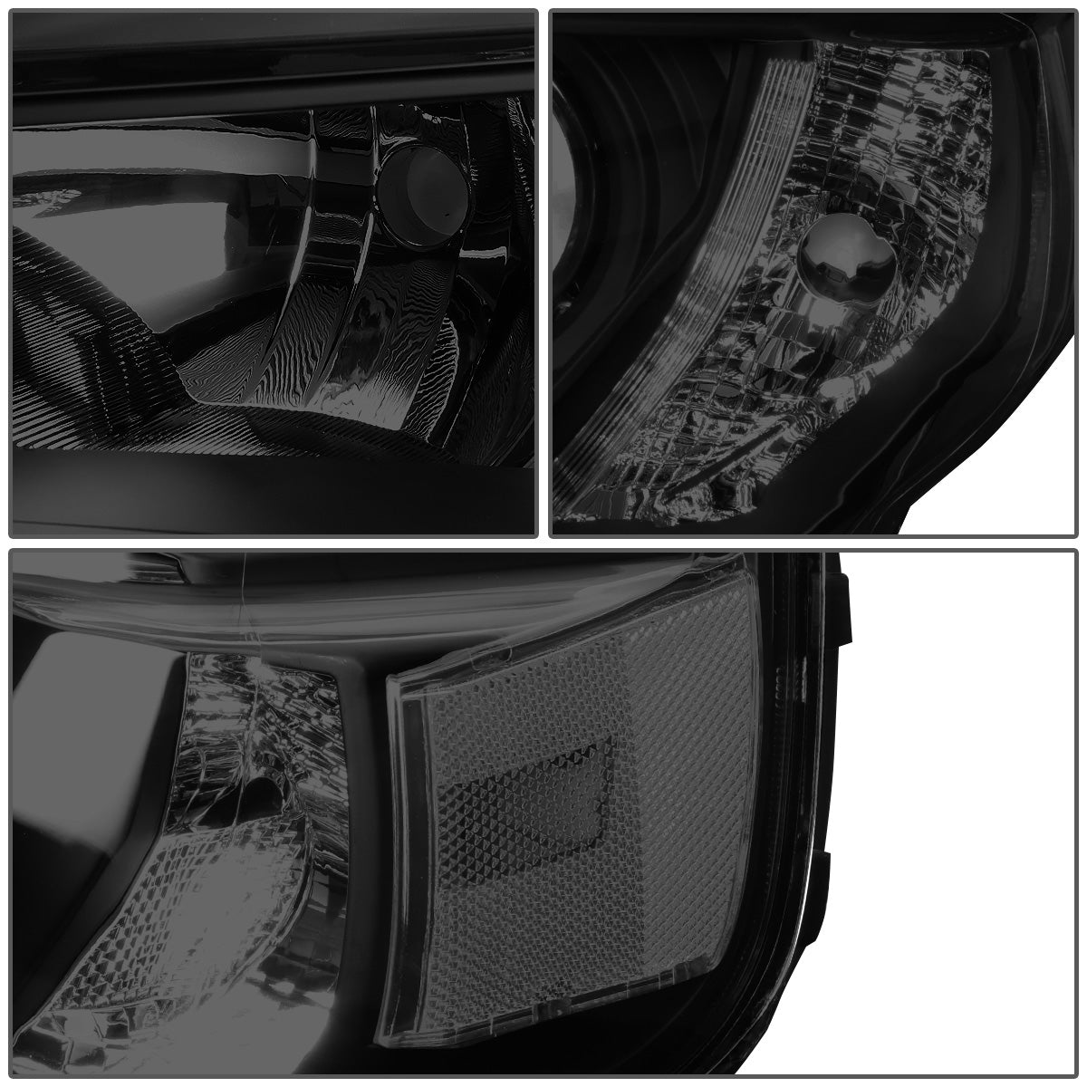 FAROS 14-20 TOYOTA 4RUNNER - PROJECTOR - H11 LOW BEAM / 9005 HIGH BEAM / 7444NA TURN SIGNAL - SMOKE HOUSING / CLEAR CORNER