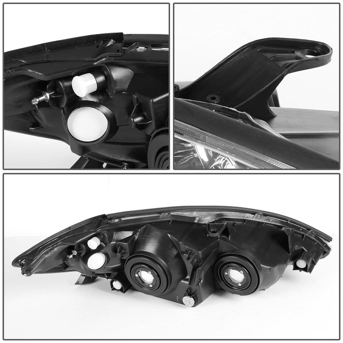 FAROS 02-04 TOYOTA CAMRY 4-DOOR - 9006 LOW BEAM / 9005 HIGH BEAM / 3457A TURN SIGNAL - CHROME HOUSING / AMBER CORNER