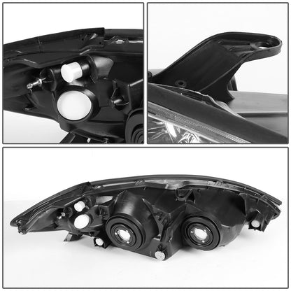 FAROS 02-04 TOYOTA CAMRY 4-DOOR - 9006 LOW BEAM / 9005 HIGH BEAM / 3457A TURN SIGNAL - CHROME HOUSING / AMBER CORNER