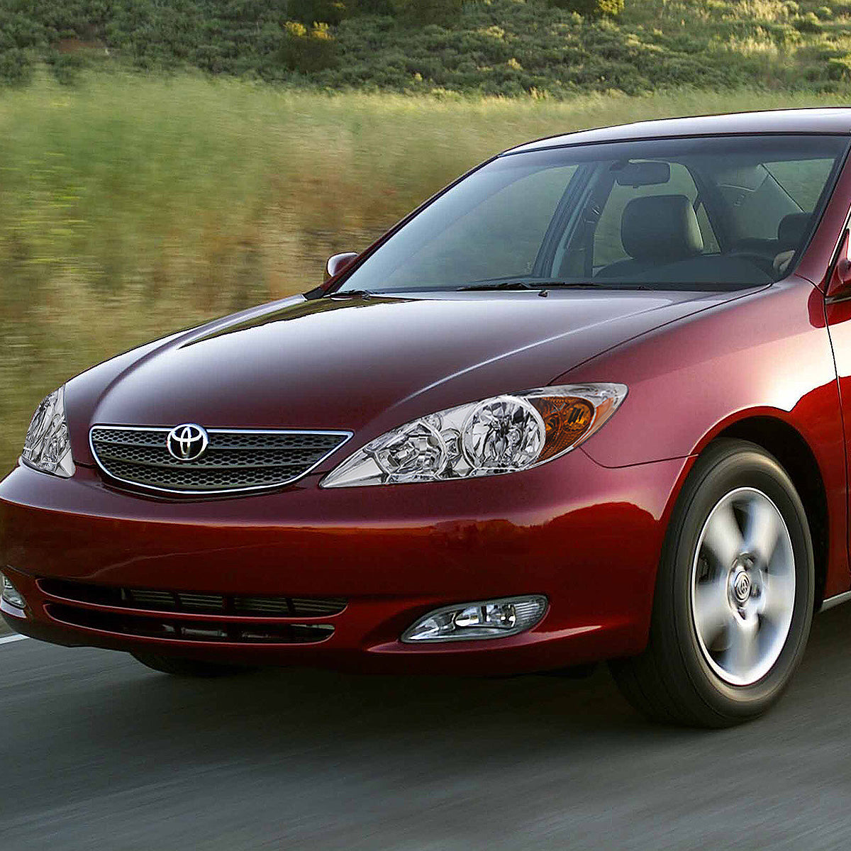 FAROS 02-04 TOYOTA CAMRY 4-DOOR - 9006 LOW BEAM / 9005 HIGH BEAM / 3457A TURN SIGNAL - CHROME HOUSING / AMBER CORNER