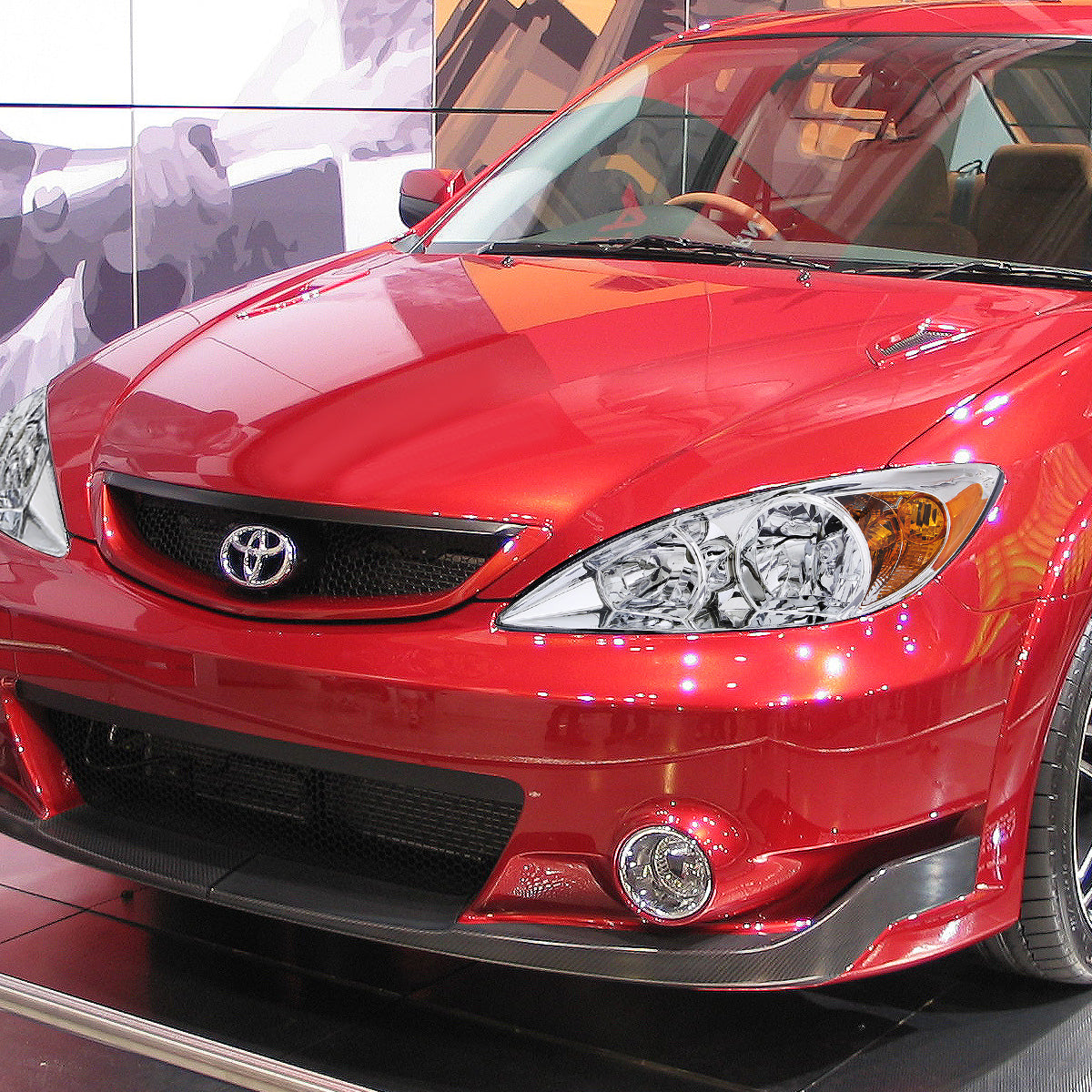 FAROS 02-04 TOYOTA CAMRY 4-DOOR - 9006 LOW BEAM / 9005 HIGH BEAM / 3457A TURN SIGNAL - CHROME HOUSING / AMBER CORNER