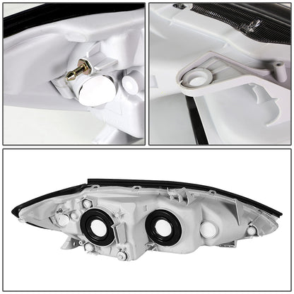 FAROS 05-06 TOYOTA CAMRY - 9006 LOW BEAM / 9005 HIGH BEAM / 4157NA TURN SIGNAL - BLACK HOUSING / CLEAR CORNER