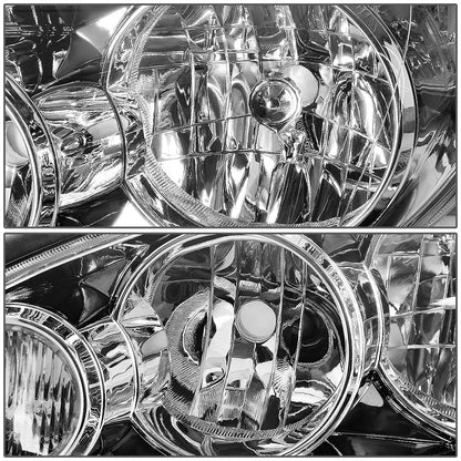 FAROS 05-06 TOYOTA CAMRY - 9006 LOW BEAM / 9005 HIGH BEAM / 4157NA TURN SIGNAL - CHROME HOUSING / AMBER CORNER