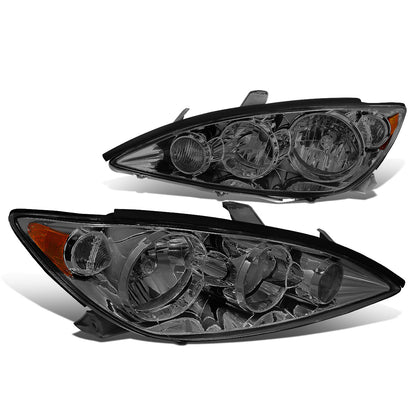 FAROS 05-06 TOYOTA CAMRY - 9006 LOW BEAM / 9005 HIGH BEAM / 4157NA TURN SIGNAL - SMOKE HOUSING / AMBER CORNER