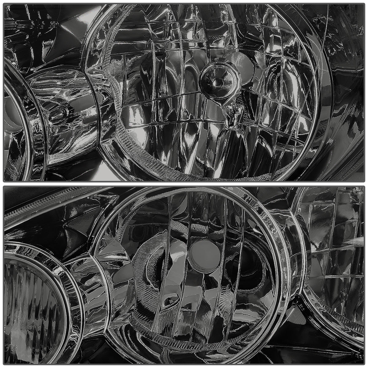 FAROS 05-06 TOYOTA CAMRY - 9006 LOW BEAM / 9005 HIGH BEAM / 4157NA TURN SIGNAL - SMOKE HOUSING / CLEAR CORNER