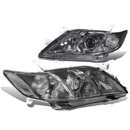 FAROS 07-09 TOYOTA CAMRY - H1 LOW BEAM / 9005 HIGH BEAM / 3457A TURN SIGNAL - SMOKE HOUSING / CLEAR CORNER