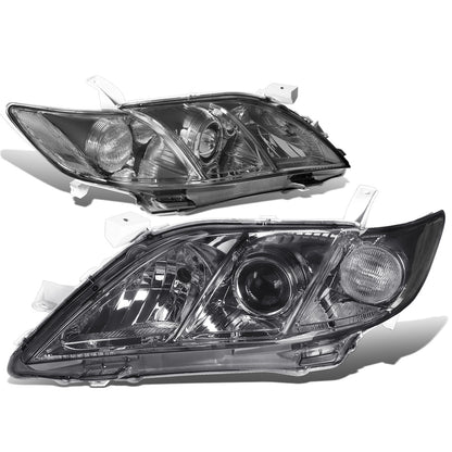 FAROS 07-09 TOYOTA CAMRY - H1 LOW BEAM / 9005 HIGH BEAM / 3457A TURN SIGNAL - SMOKE HOUSING / CLEAR CORNER