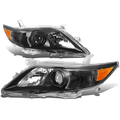 FAROS 10-11 TOYOTA CAMRY - PROJECTOR - H11 LOW BEAM / 9005 HIGH BEAM / 7440A TURN SIGNAL - BLACK HOUSING / AMBER CORNER