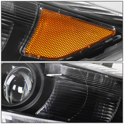 FAROS 10-11 TOYOTA CAMRY - PROJECTOR - H11 LOW BEAM / 9005 HIGH BEAM / 7440A TURN SIGNAL - BLACK HOUSING / AMBER CORNER