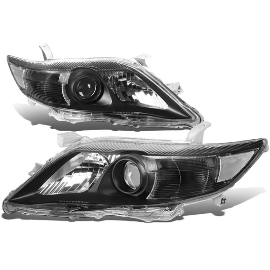 FAROS 10-11 TOYOTA CAMRY - PROJECTOR - H11 LOW BEAM / 9005 HIGH BEAM / 7440A TURN SIGNAL - BLACK HOUSING / CLEAR CORNER