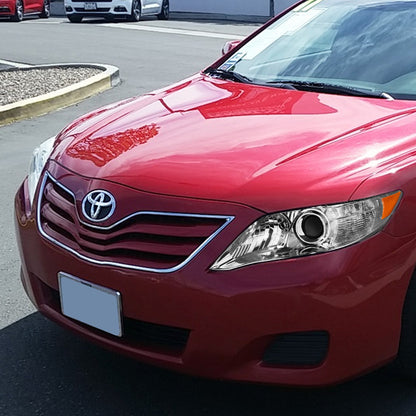 FAROS 10-11 TOYOTA CAMRY - PROJECTOR - H11 LOW BEAM / 9005 HIGH BEAM / 7440A TURN SIGNAL - CHROME HOUSING / AMBER CORNER