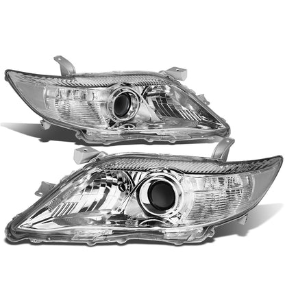 FAROS 10-11 TOYOTA CAMRY - PROJECTOR - H11 LOW BEAM / 9005 HIGH BEAM / 7440A TURN SIGNAL - CHROME HOUSING / CLEAR CORNER